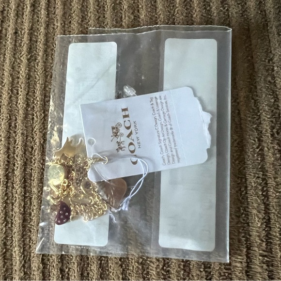 Coach Creature Multi Charm Necklace nwt in packaging - Picture 2 of 3